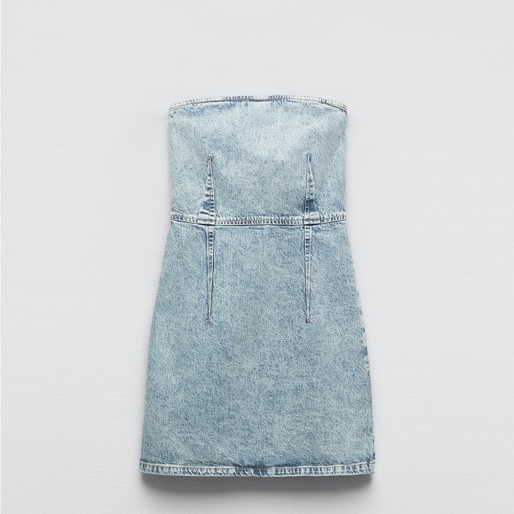Zara Denim Dress Medium